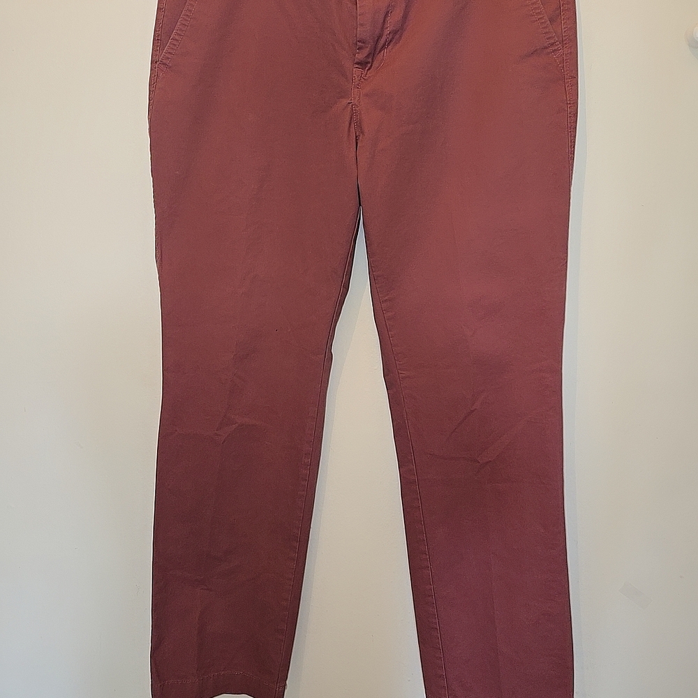 Men's Burgundy Pants